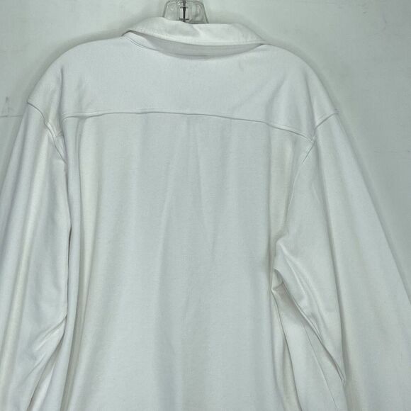 Steve & Barrys Mens XXL Shirt Cotton Blend Button Down White Office Work - Picture 4 of 16